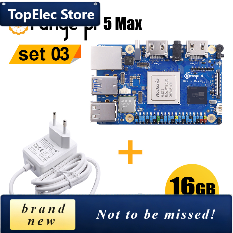 Orange Pi 5 Max Rk3588 - TopElec OrangePi 5 Max 16GB met