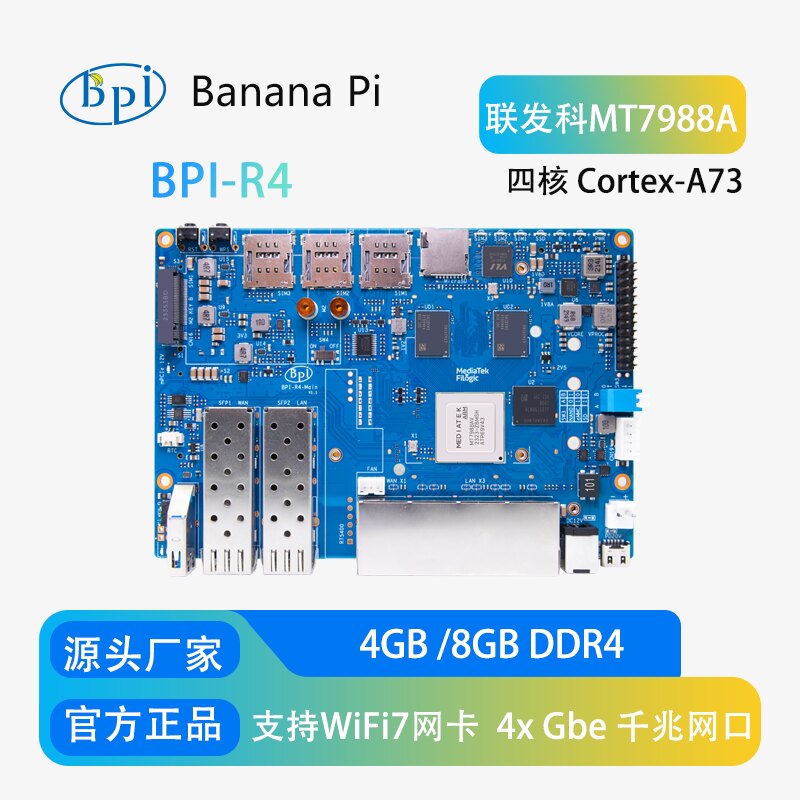 Banana Pi BPI-R4 High-Performa - Bananapi Bpi R4 Wifi 7 recensie en prijs
